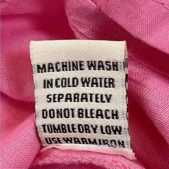 NEW Sim & Sam Puff Sleeve Mini Dress Women's Size M Barbie Pink Flutter sleeve - Picture 11 of 16